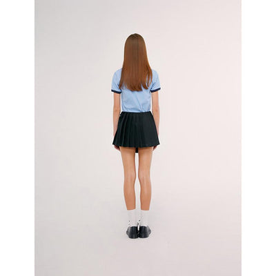 Kirsh - Big Cherry Ringer T-Shirt - Blue