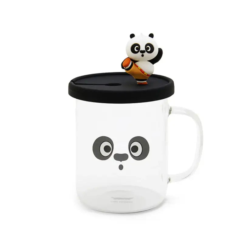 LINE FRIENDS x Kung Fu Panda - Mug & Tea Bag Holder Lid Set - LINE FRIENDS - Tableware - Harumio