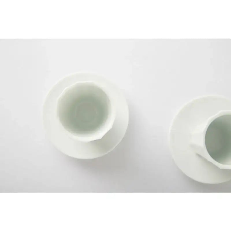 Chaora - White Porcelain Angle Tea Cup Set - Chaora - Tableware - Harumio