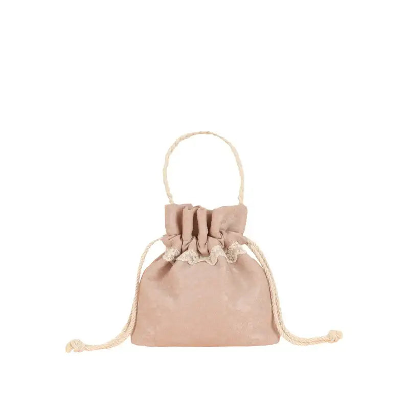 Ovuni - Lace Drawstring Bag - Ovuni - Bag - Harumio