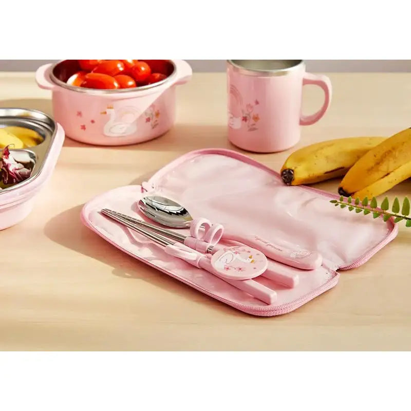 Korean Swan Lake - Cutlery Zipper Case Set - Modern House - Tableware - Harumio