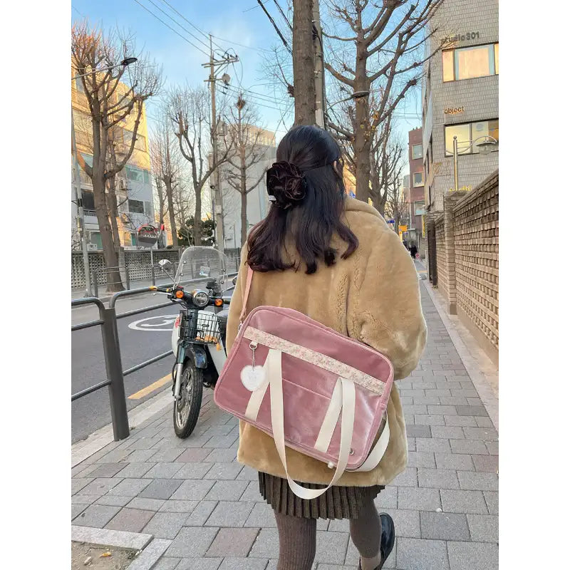 Ovuni - Velvet Schoolbag - Ovuni - Bag - Harumio
