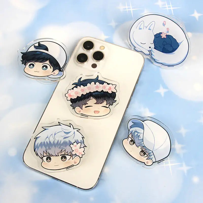 Cherry Blossoms After Winter - Acrylic Toon Socket - Webtoon Shop - Griptoks - Harumio