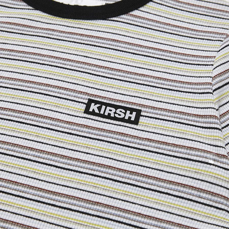 Kirsh - Long Sleeve Stripe T-Shirt - Pastel
