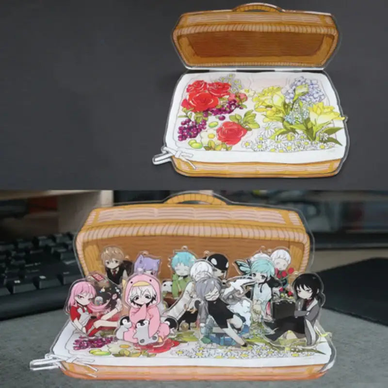 I Don't Want This Kind Of Hero - Flower Basket Acrylic Stand - Webtoon Shop - Acrylic Stand - Harumio