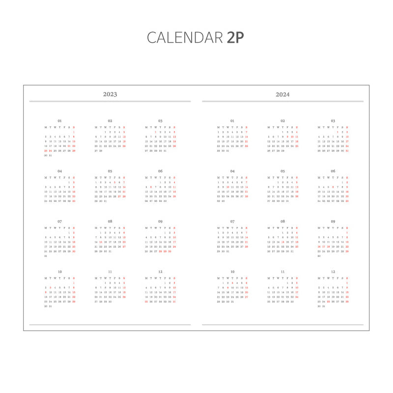 O-Check - 2023 Mon Journal Weekly Diary