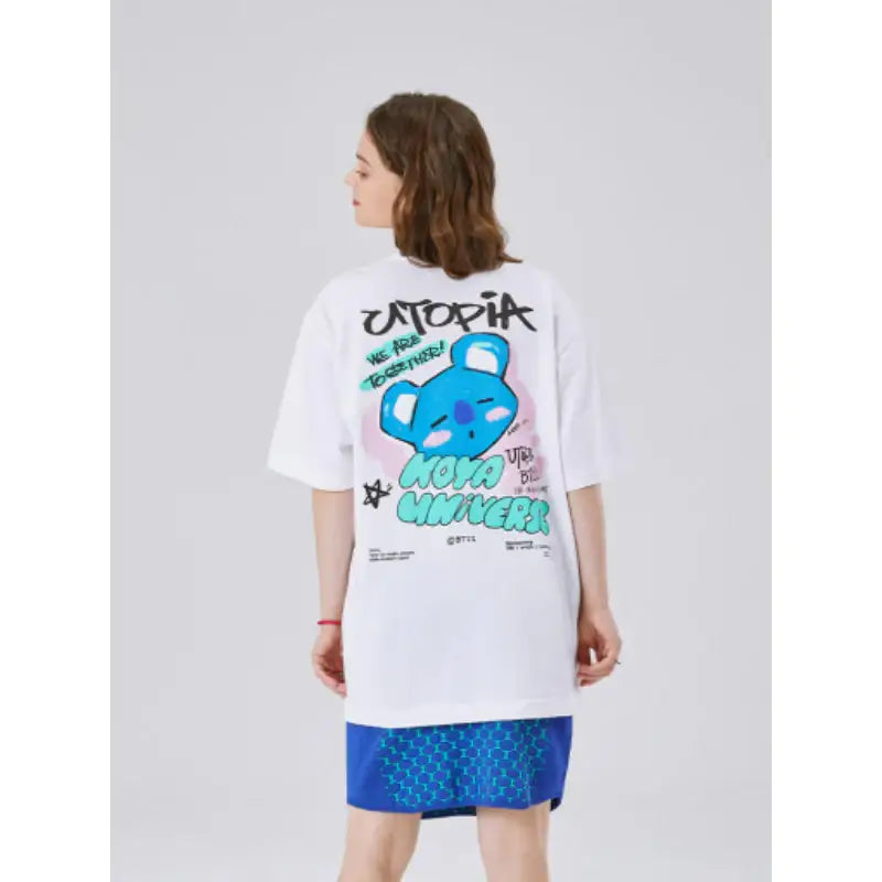BT21 - Utopia Short Sleeve T-shirt - LINE FRIENDS - T-Shirt - Harumio
