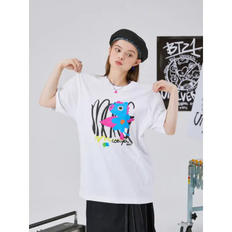 BT21 - Utopia Short Sleeve T-shirt - LINE FRIENDS - T-Shirt - Harumio
