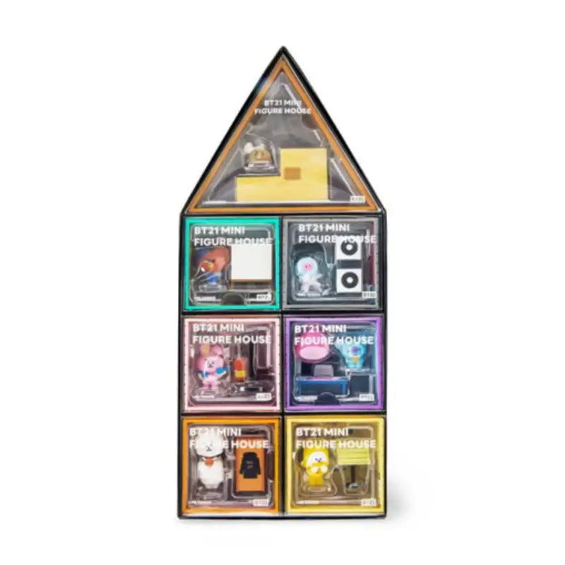 BT21 - 5th Anniversary Mini House Figure Set - Line Friends - Accessories - Harumio