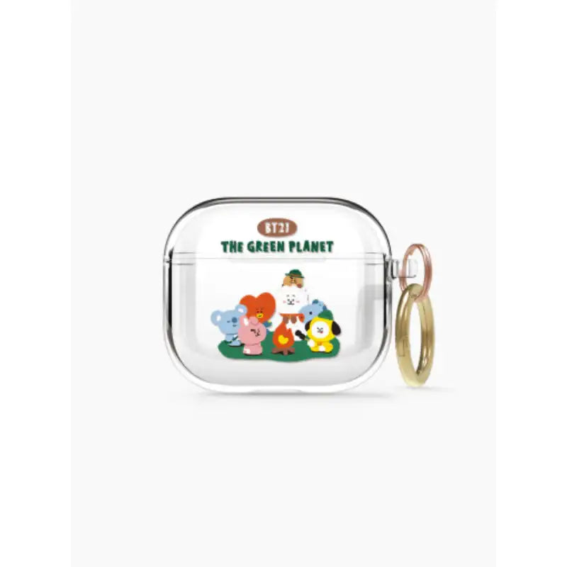 BT21 - AirPods And AirPods Pro Clear Case - LINE FRIENDS - AirPods Case - Harumio