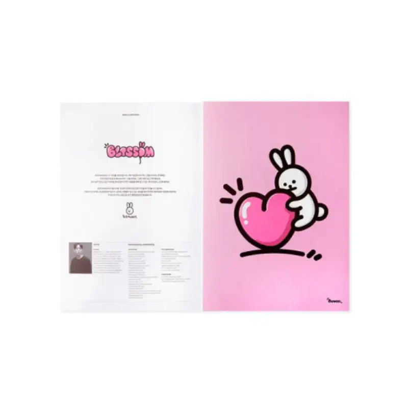 Line Friends - Buwon B.B.Rabbit Poster Book Set - Line Friends - Book - Harumio