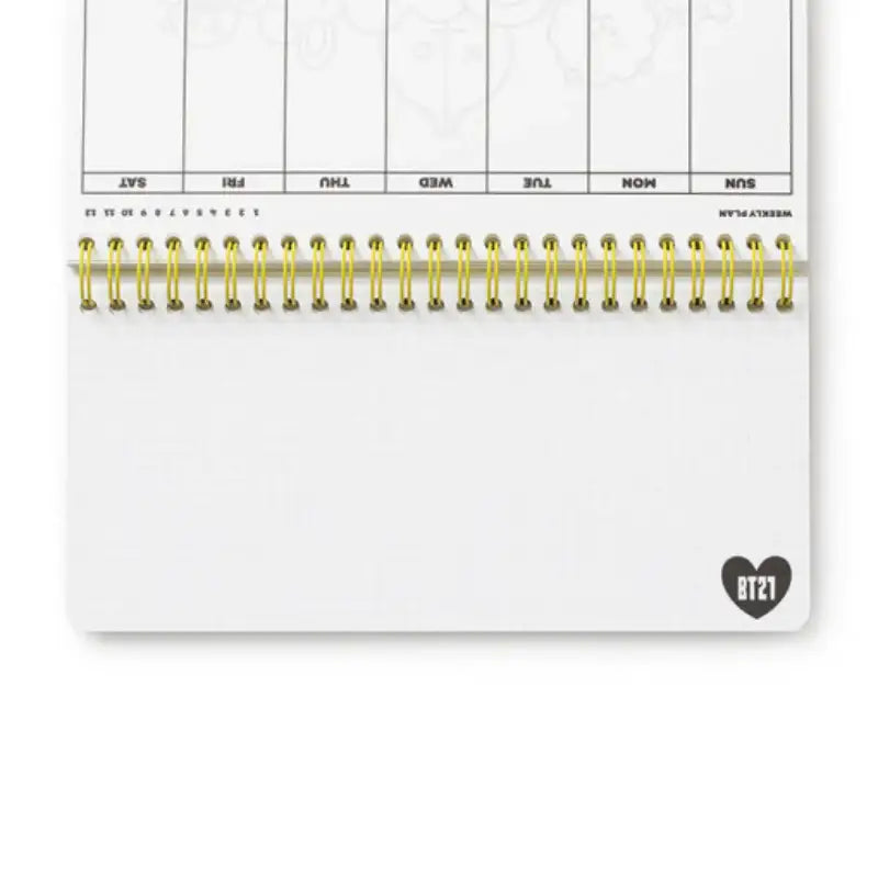 BT21 - Weekly Planner - LINE FRIENDS - Planner - Harumio