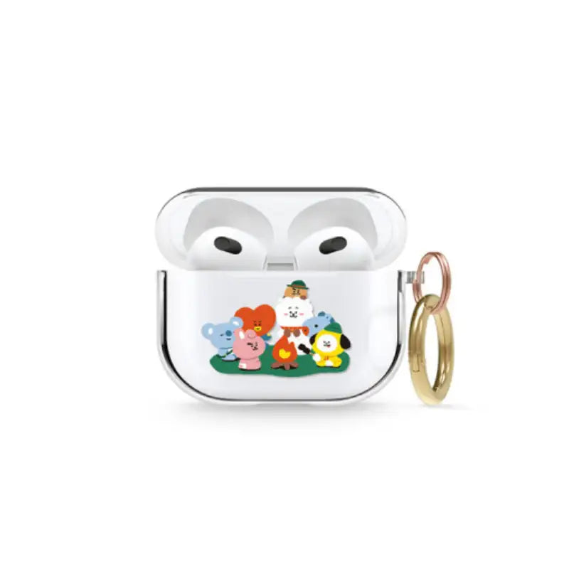 BT21 - AirPods And AirPods Pro Clear Case - LINE FRIENDS - AirPods Case - Harumio