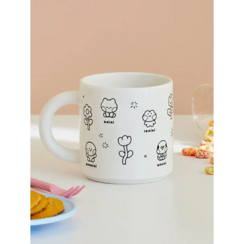 Line Friends - Minini Ceramic Mug - Line Friends - Tableware - Harumio