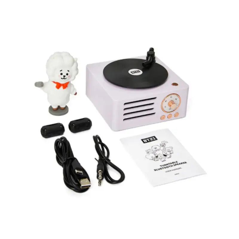 BT21 - Turntable Bluetooth Speaker - LINE FRIENDS - Home & Living, Accessories - Harumio