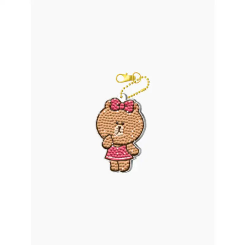 Line Friends - Diamond Cross Stitch Keyring