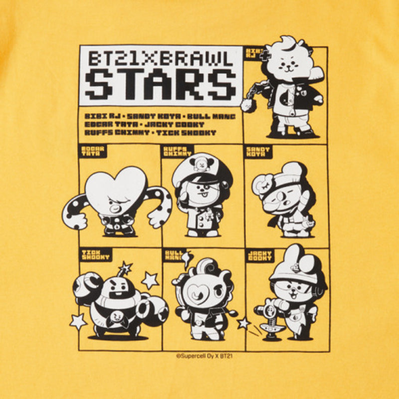 BT21 x Brawl Stars - Short Sleeve T-Shirt