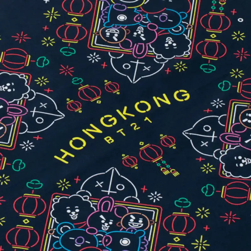 BT21 - City Edition Hong Kong - Bandana - Line Friends - Fashion - Harumio