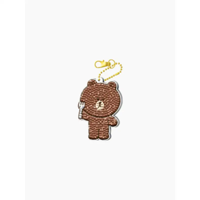 Line Friends - Diamond Cross Stitch Keyring