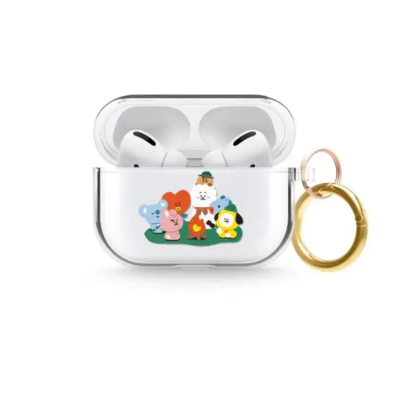 BT21 - AirPods And AirPods Pro Clear Case - LINE FRIENDS - AirPods Case - Harumio