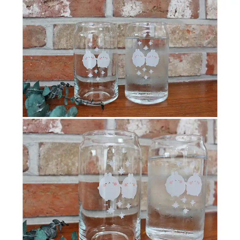 Molang - Can-Shaped Glass Cup - Molang - Glass Cup - Harumio