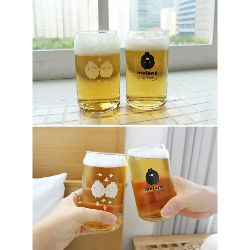 Molang - Can-Shaped Glass Cup - Molang - Glass Cup - Harumio