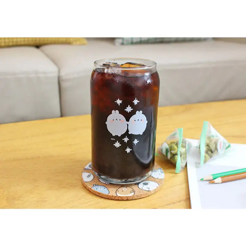 Molang - Can-Shaped Glass Cup - Molang - Glass Cup - Harumio
