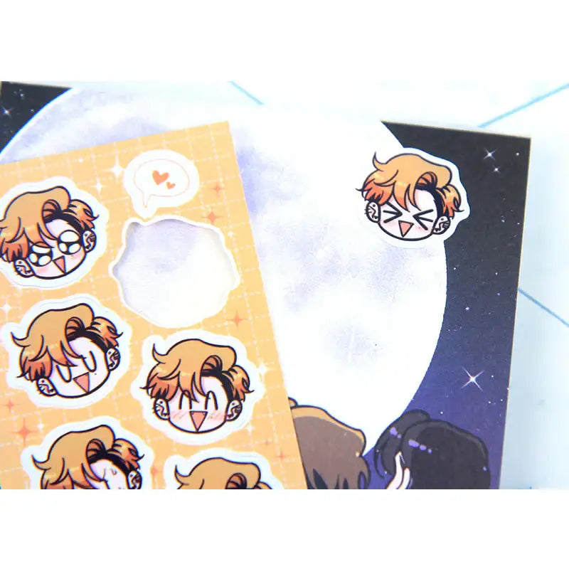 Waikiki Vampire - A Set of Stickers - Webtoon Shop - Stickers - Harumio