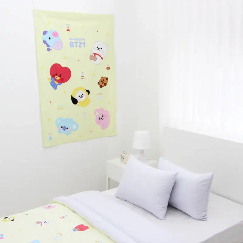 NARA HOME DECO X BT21- Shooting Star Door Curtain Poster - NARA HOME DECO X BT21 - Textiles - Harumio