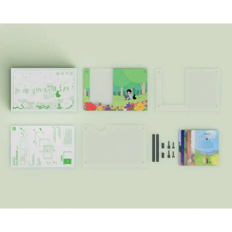Dam of the Forest - 2023 Acrylic Calendar - Webtoon Friends - Calendar - Harumio