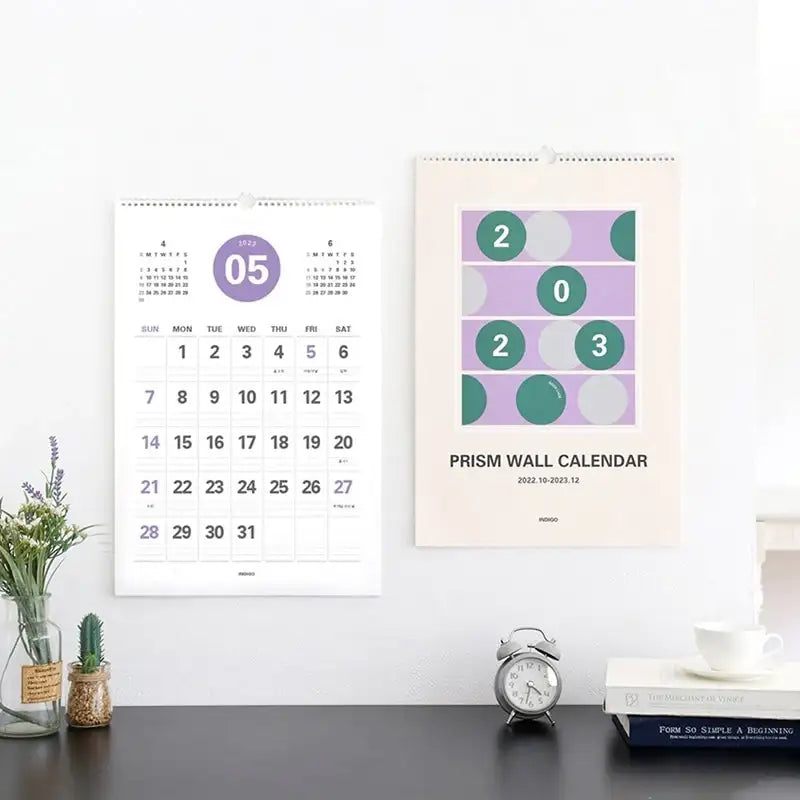 INDIGO - 2023 Prism Wall Calendar - Indigo - Calendars - Harumio