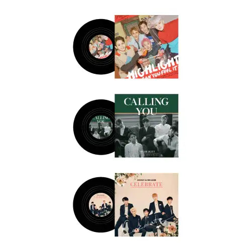 Highlight - Official Merch - Album Coaster Set - Highlight - Accessories - Harumio