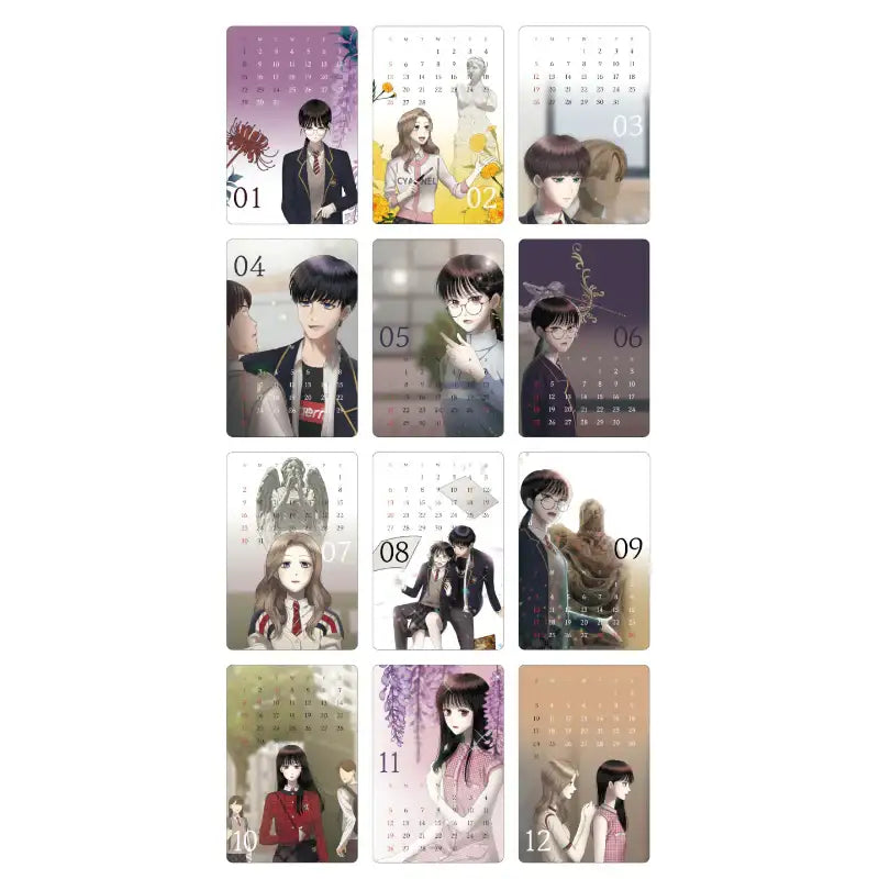 Sister Wars - 2023 Acrylic Calendar - Webtoon Friends - Calendar - Harumio