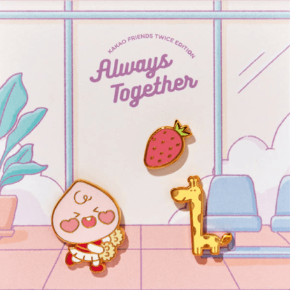 Kakao Friends - TWICE Edition Pin Badges - Kakao Friends - Accesories - Harumio