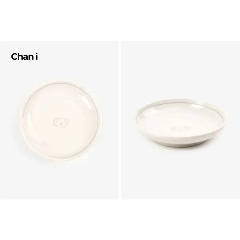 Dailylike x 10x10 - My Buddy Round Mini Plate Set - Dailylike x 10x10 - Kitchenware - Harumio