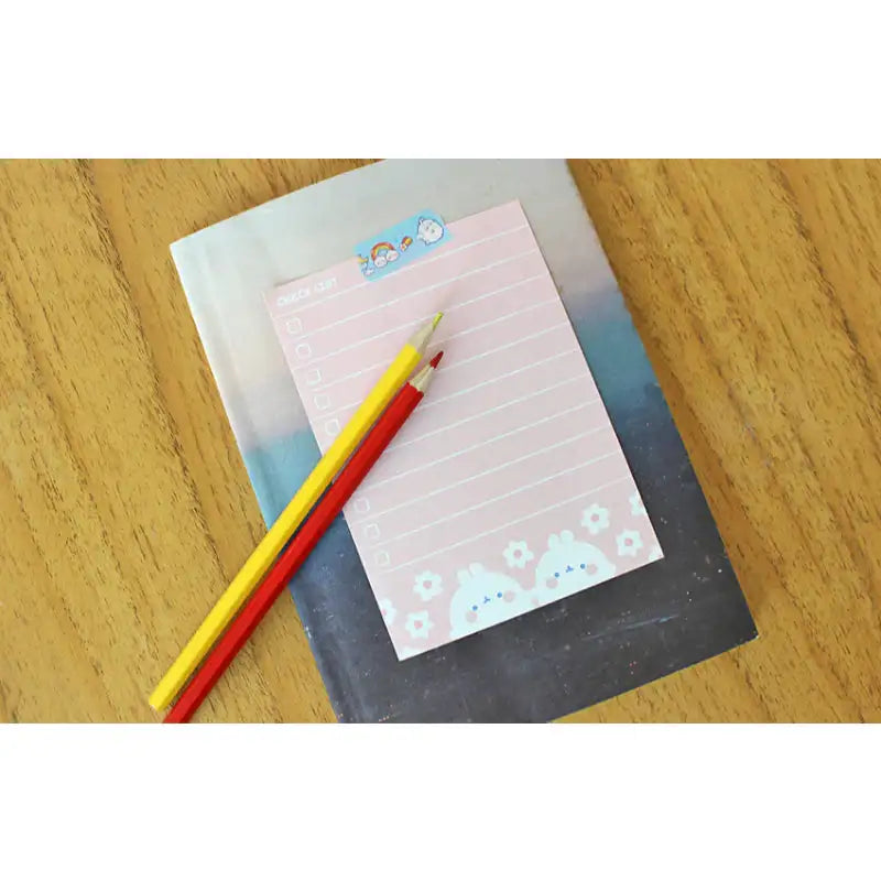Molang - Flower Checklist - Molang - Memo Pads - Harumio