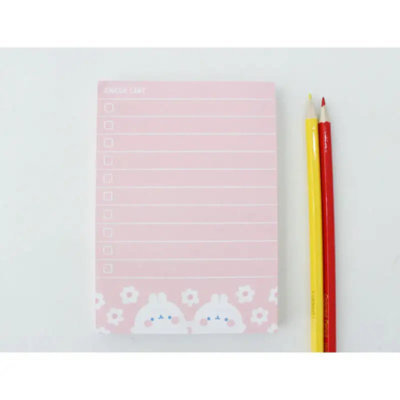 Molang - Flower Checklist - Molang - Memo Pads - Harumio