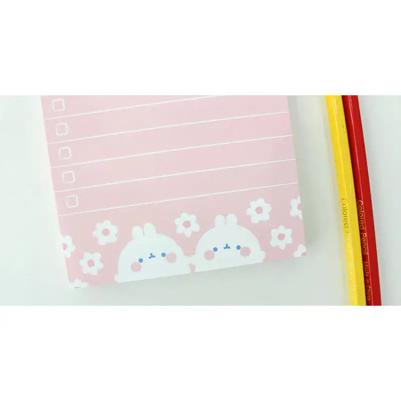 Molang - Flower Checklist - Molang - Memo Pads - Harumio