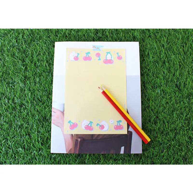 Molang - Fresh Cherry Memo Pad - Molang - Memo Pads - Harumio