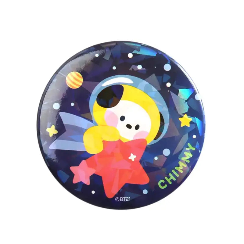 Monopoly x BT21 - Can Badge - Space - Monopoly - Badges - Harumio