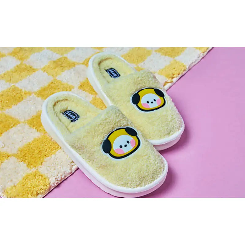 BT21 - Minini Big Face Boucle Slippers - LINE FRIENDS - Footwear - Harumio