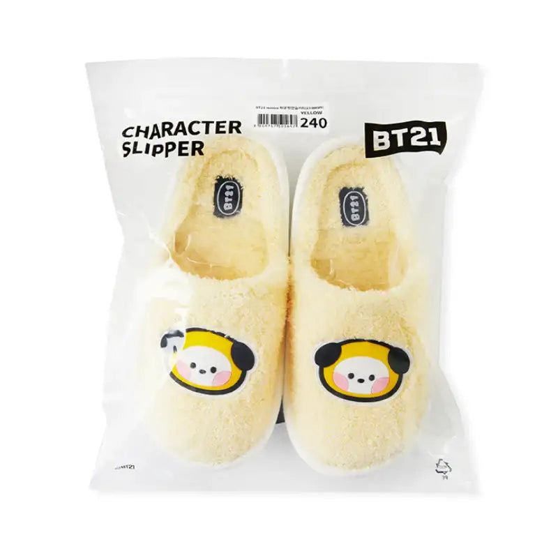 BT21 - Minini Big Face Boucle Slippers - LINE FRIENDS - Footwear - Harumio