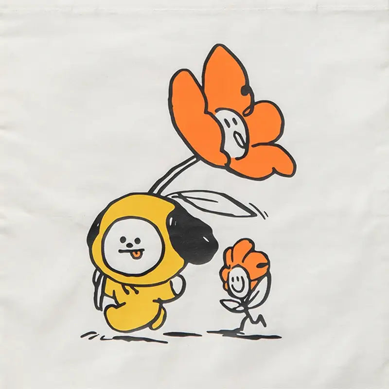 BT21 - Flower Collection - Eco Bag - BT21 - Bags - Harumio