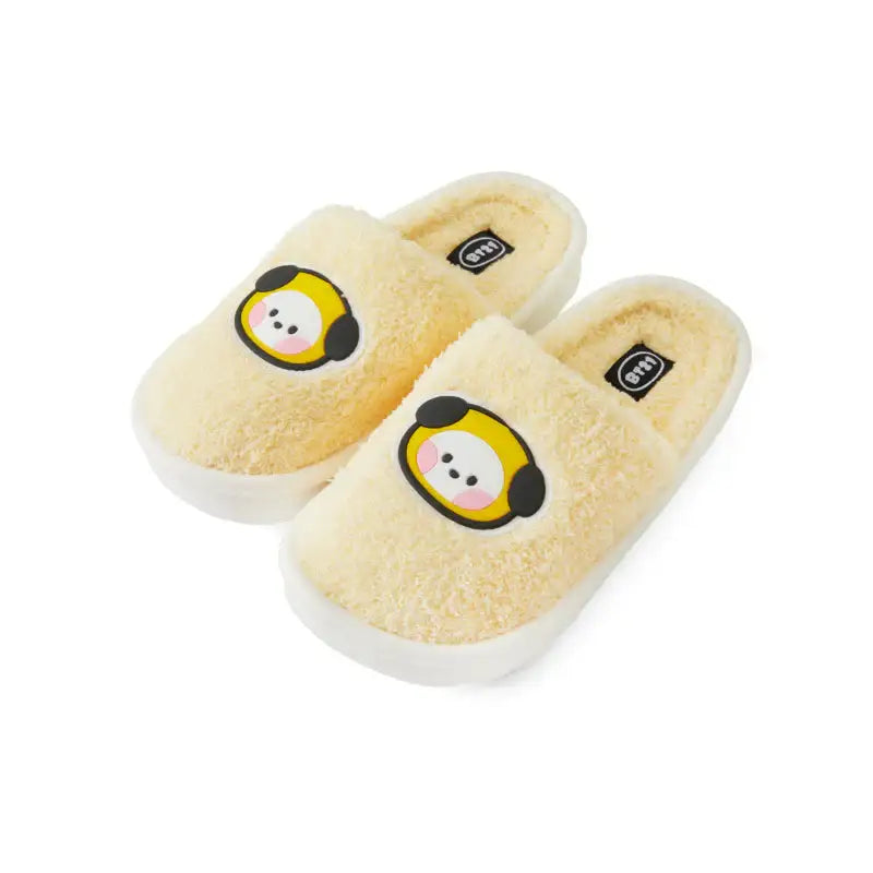 BT21 - Minini Big Face Boucle Slippers - LINE FRIENDS - Footwear - Harumio