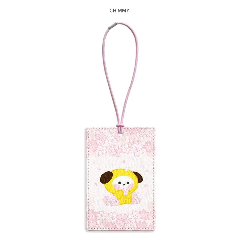 Monopoly x BT21 - Minini Travel Tag- Cherry Blossom - Monopoly - Travel Tag - Harumio