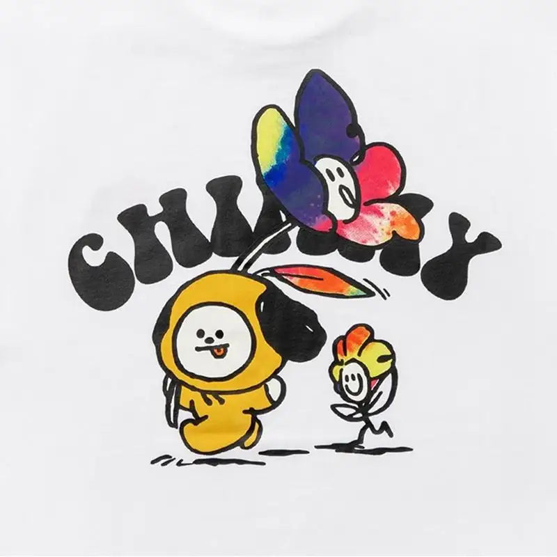 BT21 - Flower Collection - Short Sleeve T-Shirt - BT21 - Clothing - Harumio