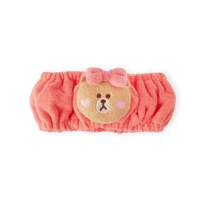 Line Friends - Choco Sweet Beauty Face Wash Band - Line Friends - Face Wash Headband - Harumio