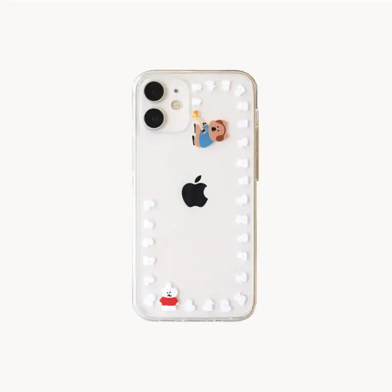 Dinotaeng - Fatty's Snow Duck iPhone Gel Hard Case - Dinotaeng - iPhone Case - Harumio