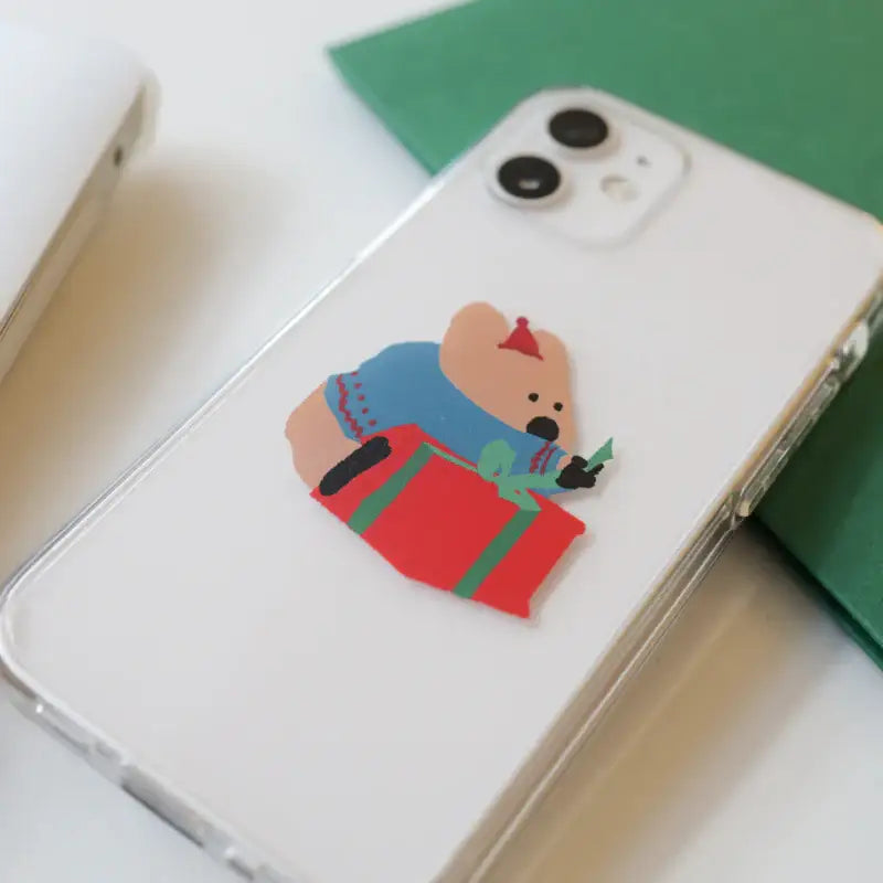 Dinotaeng - Wrapping Presents iPhone Gel Hard Case - Dinotaeng - iPhone Case - Harumio