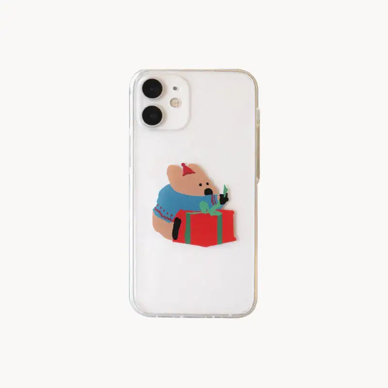 Dinotaeng - Wrapping Presents iPhone Gel Hard Case - Dinotaeng - iPhone Case - Harumio